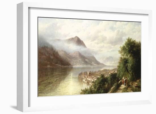 View in the Italian Lakes-Hermann Corrodi-Framed Giclee Print