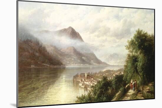 View in the Italian Lakes-Hermann Corrodi-Mounted Giclee Print