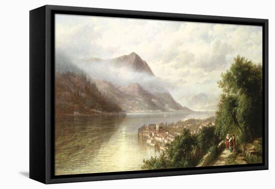 View in the Italian Lakes-Hermann Corrodi-Framed Premier Image Canvas