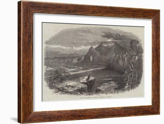 View in the Punjaub, Banks of the Ravee, at Shapore-Samuel Read-Framed Giclee Print