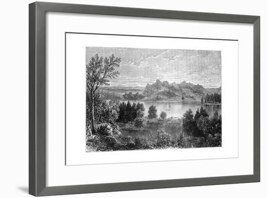 View in the Valley of the Upper Mississippi, 1877-null-Framed Giclee Print