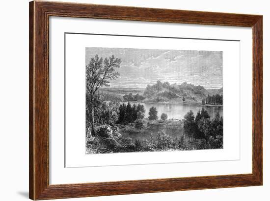 View in the Valley of the Upper Mississippi, 1877-null-Framed Giclee Print