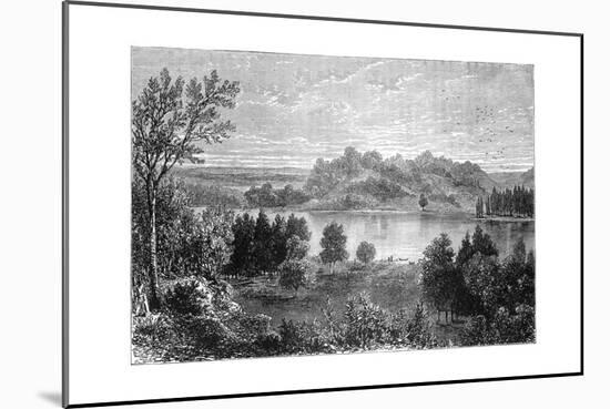 View in the Valley of the Upper Mississippi, 1877-null-Mounted Giclee Print