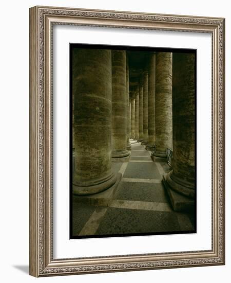 View Inside the Colonnade-Giovanni Lorenzo Bernini-Framed Giclee Print