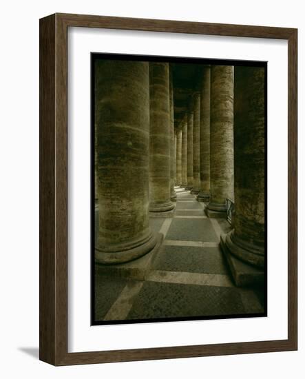 View Inside the Colonnade-Giovanni Lorenzo Bernini-Framed Giclee Print