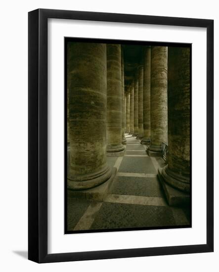 View Inside the Colonnade-Giovanni Lorenzo Bernini-Framed Giclee Print