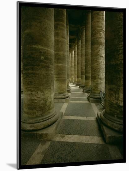 View Inside the Colonnade-Giovanni Lorenzo Bernini-Mounted Giclee Print