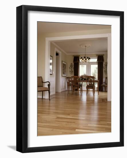 View into a Dining Room From the Foyer-null-Framed Photographic Print