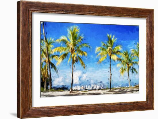 View Miami II - In the Style of Oil Painting-Philippe Hugonnard-Framed Giclee Print