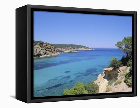 View Near Cala Portinatx, Ibiza, Balearic Islands, Spain, Europe-Firecrest Pictures-Framed Premier Image Canvas