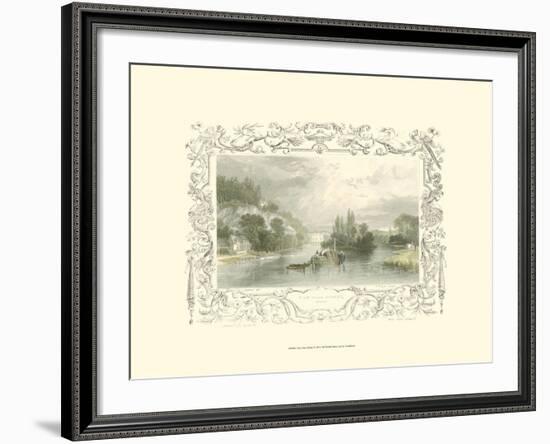 View Near Hurley-William Tombleson-Framed Art Print