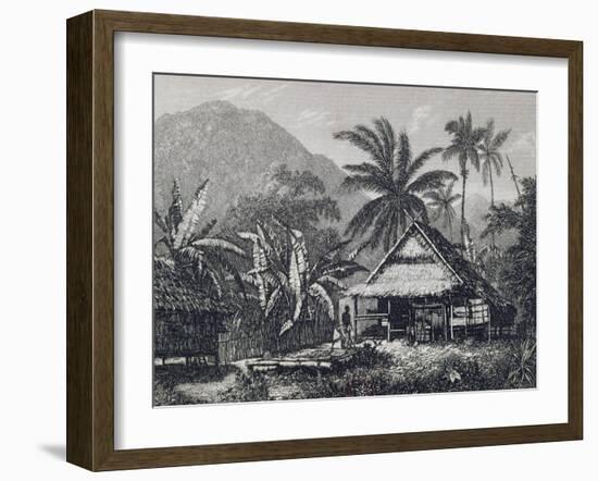 View Near Matavai Bay, Otaheite-John Webber-Framed Giclee Print