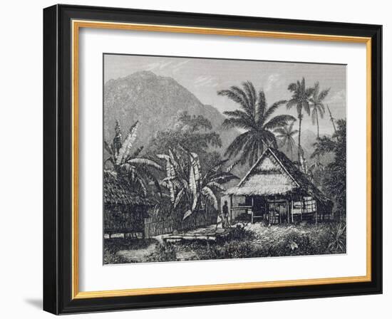 View Near Matavai Bay, Otaheite-John Webber-Framed Giclee Print