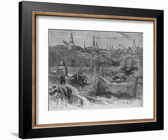 'View near Rangoon', c1880-Unknown-Framed Giclee Print