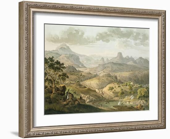 View Near the Village of Asceriah, in Abyssinia, Engraved by Daniel Havell (1785-1826) 1809-Henry Salt-Framed Giclee Print