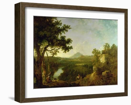 View Near Wynnstay, the Seat of Sir Watkin Williams-Wynn, 1770-71-Richard Wilson-Framed Giclee Print