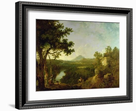 View Near Wynnstay, the Seat of Sir Watkin Williams-Wynn, 1770-71-Richard Wilson-Framed Giclee Print