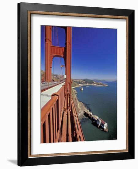 View North from Golden Gate Bridge, San Francisco, California, USA-William Sutton-Framed Photographic Print