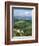 View North from Hay Bluff, with Distant Hay on Wye in Valley, Powys, Wales, United Kingdom-Richard Ashworth-Framed Photographic Print