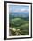 View North from Hay Bluff, with Distant Hay on Wye in Valley, Powys, Wales, United Kingdom-Richard Ashworth-Framed Photographic Print