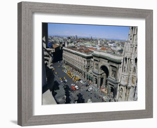 View North West from the Roof of the Duomo (Cathedral), Milan, Lombardia (Lombardy), Italy, Europe-Sheila Terry-Framed Photographic Print