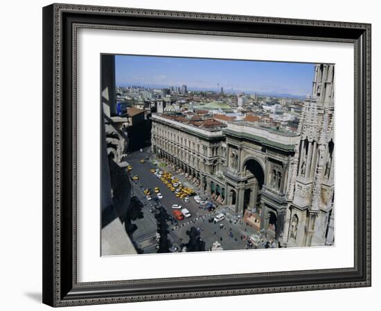 View North West from the Roof of the Duomo (Cathedral), Milan, Lombardia (Lombardy), Italy, Europe-Sheila Terry-Framed Photographic Print