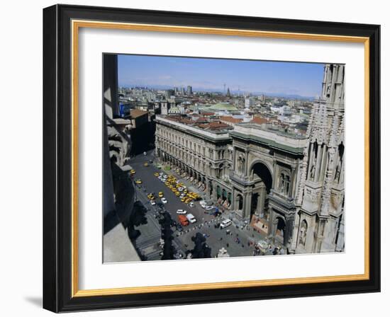 View North West from the Roof of the Duomo (Cathedral), Milan, Lombardia (Lombardy), Italy, Europe-Sheila Terry-Framed Photographic Print