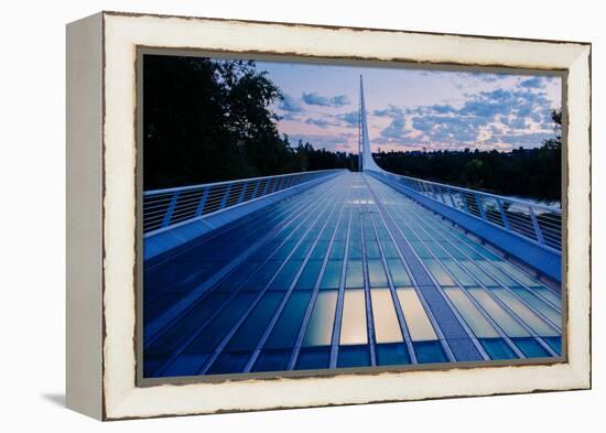 View of a bridge, Sundial Bridge at Turtle Bay, Redding, California, USA-Panoramic Images-Framed Premier Image Canvas