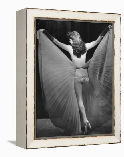 View of a Burlesque Show Being Used to Boost US Army Soldiers Morale-Ralph Morse-Framed Premier Image Canvas