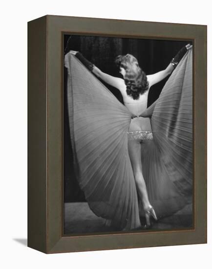 View of a Burlesque Show Being Used to Boost US Army Soldiers Morale-Ralph Morse-Framed Premier Image Canvas