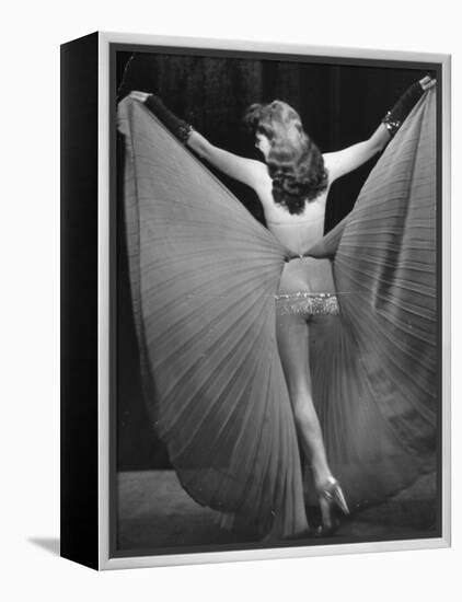 View of a Burlesque Show Being Used to Boost US Army Soldiers Morale-Ralph Morse-Framed Premier Image Canvas