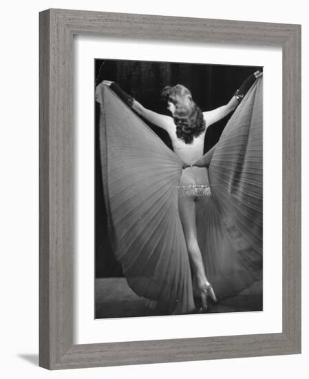 View of a Burlesque Show Being Used to Boost US Army Soldiers Morale-Ralph Morse-Framed Photographic Print