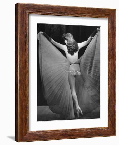 View of a Burlesque Show Being Used to Boost US Army Soldiers Morale-Ralph Morse-Framed Photographic Print