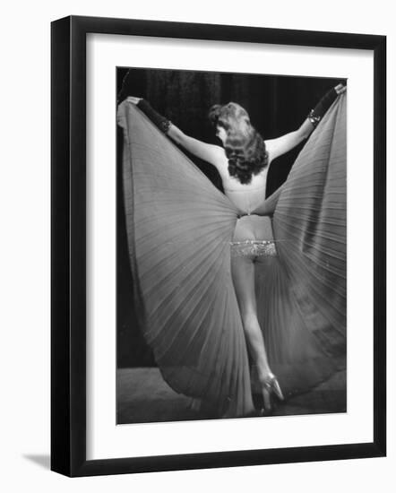 View of a Burlesque Show Being Used to Boost US Army Soldiers Morale-Ralph Morse-Framed Photographic Print