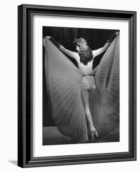 View of a Burlesque Show Being Used to Boost US Army Soldiers Morale-Ralph Morse-Framed Photographic Print