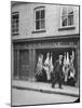 View of a Butcher's Shop in Ennis-Hans Wild-Mounted Photographic Print
