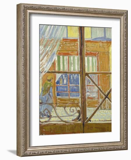 View of a Butcher's Shop-Vincent van Gogh-Framed Giclee Print