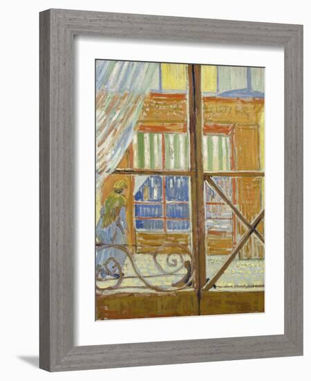 View of a Butcher's Shop-Vincent van Gogh-Framed Giclee Print