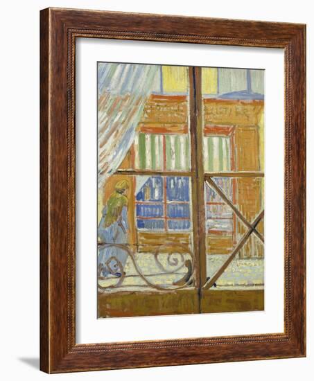 View of a Butcher's Shop-Vincent van Gogh-Framed Giclee Print