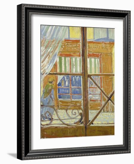 View of a Butcher's Shop-Vincent van Gogh-Framed Giclee Print