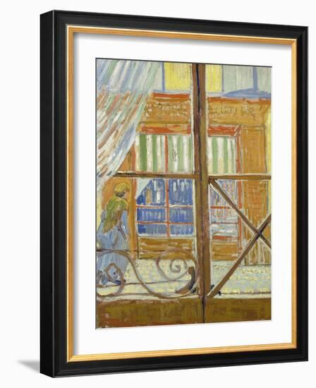 View of a Butcher's Shop-Vincent van Gogh-Framed Giclee Print