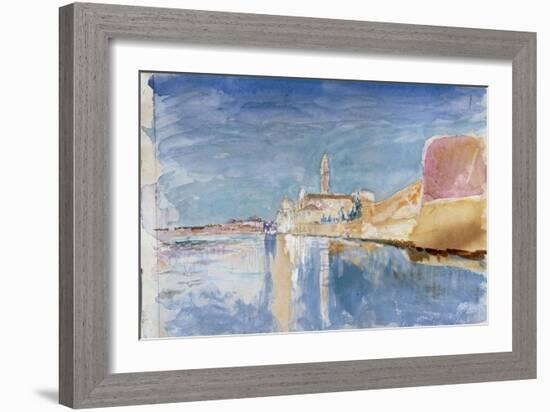 View of a Church in Venice, 1877-John Ruskin-Framed Giclee Print