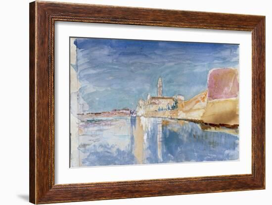 View of a Church in Venice, 1877-John Ruskin-Framed Giclee Print