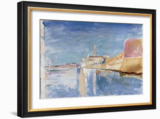 View of a Church in Venice, 1877-John Ruskin-Framed Giclee Print