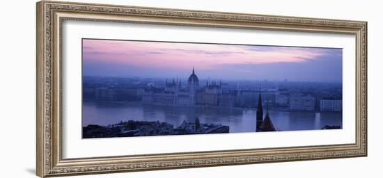 View of a City, Budapest, Hungary-null-Framed Photographic Print