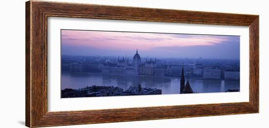 View of a City, Budapest, Hungary-null-Framed Photographic Print