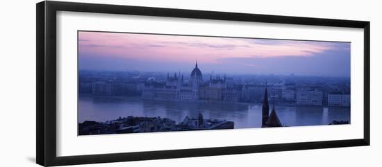 View of a City, Budapest, Hungary-null-Framed Photographic Print