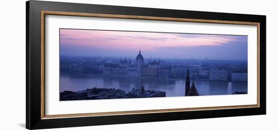 View of a City, Budapest, Hungary-null-Framed Photographic Print