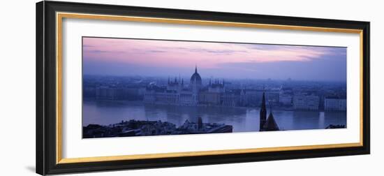 View of a City, Budapest, Hungary-null-Framed Photographic Print