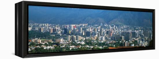 View of a City, Caracas, Venezuela-null-Framed Premier Image Canvas